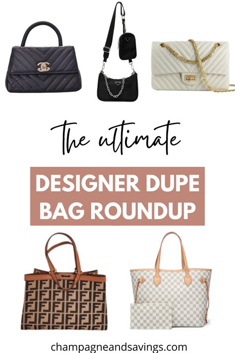 designer tote bag dupe|designer knockoff bags for less.